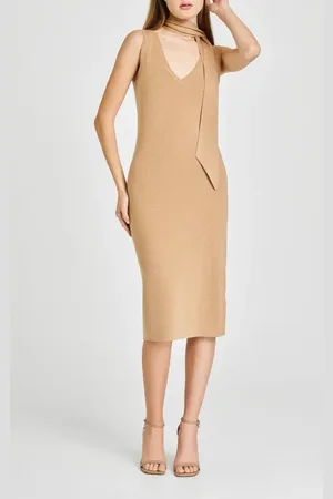 WAYF Martini Sweater Dress with Scarf in at Nordstrom, Size Small