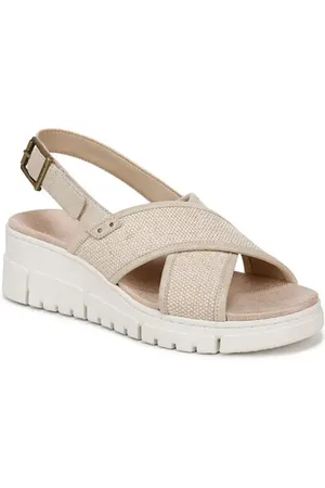 Vionic Uptown Sonoma Slingback Platform Wedge Sandal in at Nordstrom, Size 7.5