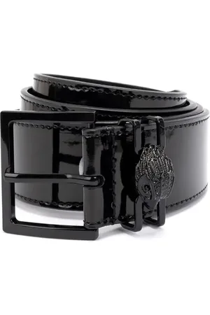 Kurt Geiger Shoreditch Patent Leather Belt in at Nordstrom, Size Medium