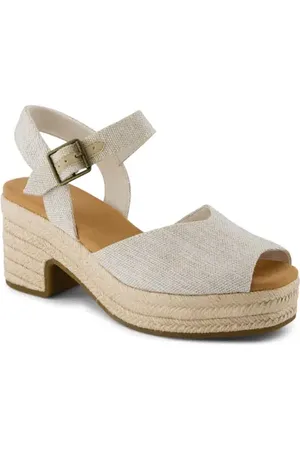 TOMS Isla Peep Toe Sandal in at Nordstrom, Size 6