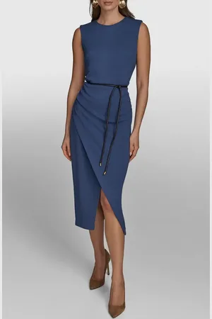 Donna Karan Sleeveless Sheath Midi Dress in at Nordstrom, Size 6