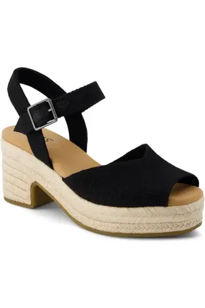 TOMS Isla Peep Toe Sandal in at Nordstrom, Size 9.5