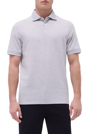 Bugatchi Tipped Contrast Collar Polo in at Nordstrom, Size Small
