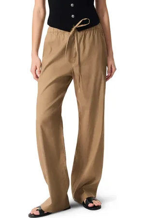 RAG&BONE Logan Drawstring Linen Blend Pants in at Nordstrom, Size Large
