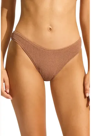 Seafolly Sea Dive Bikini Bottoms in at Nordstrom, Size 12 Us