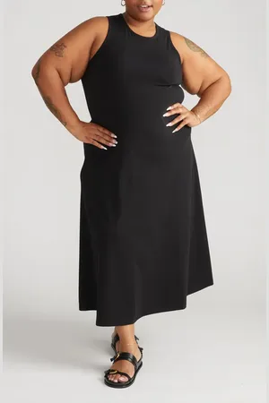 UNIVERSAL STANDARD Sardinia Cotton Tank Dress in at Nordstrom, Size 3Xl