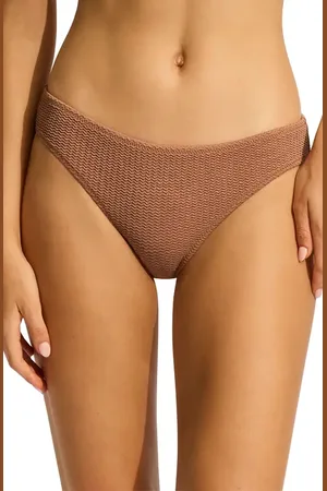 Seafolly Sea Dive Hipster Bikini Bottoms in at Nordstrom, Size 8