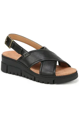 Vionic Uptown Sonoma Slingback Platform Wedge Sandal in at Nordstrom, Size 7