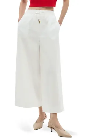 MANGO Cotton Drawstring Pants in at Nordstrom, Size Large