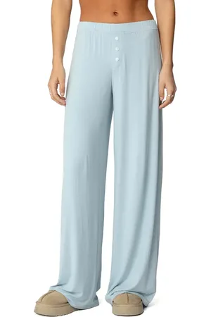 Edikted Kait Low Rise Wide Leg Pants in at Nordstrom, Size Large