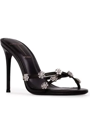 BLACK SUEDE STUDIO Summer Slide Sandal in at Nordstrom, Size 10Us