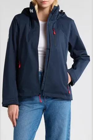 Helly Hansen Crew 2.0 Waterproof Midlayer Hooded Sailing Jacket in at Nordstrom, Size X-Small