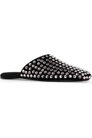 BLACK SUEDE STUDIO Puffy Knot Slide Sandal in at Nordstrom, Size 9Us