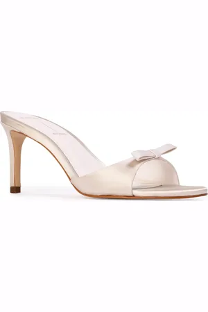BLACK SUEDE STUDIO Albie Slide Sandal in at Nordstrom, Size 5Us