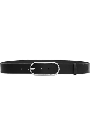 RAG&BONE Rounded Rebound Leather Belt in at Nordstrom, Size Small