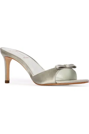 BLACK SUEDE STUDIO Albie Slide Sandal in at Nordstrom, Size 10Us