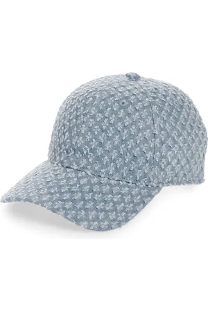 RAG&BONE Harlow Textured Denim Baseball Cap in at Nordstrom