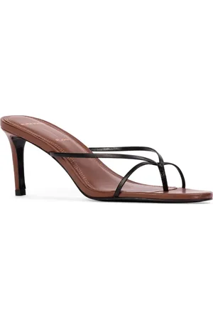 BLACK SUEDE STUDIO Jade Slide Sandal in at Nordstrom, Size 10Us