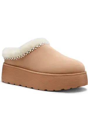 Stuart Weitzman Nellie Genuine Shearling Platform Clog in at Nordstrom, Size 7.5