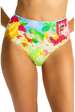 Seafolly High Waist Bikini Bottoms in at Nordstrom, Size 8 Us