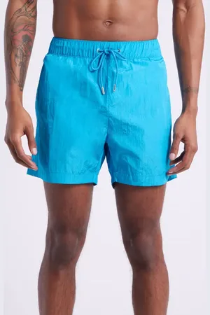 Open Edit Crinkled Nylon Swim Trunks in at Nordstrom, Size Large