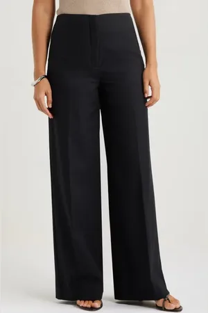 Nordstrom High Waist Wide Leg Pants in at , Size 0