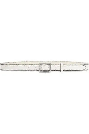 RAG&BONE Beaded Boyfriend Leather Belt in at Nordstrom, Size Small