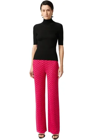 Missoni Tonal Chevron Pattern Straight Trousers in at Nordstrom, Size 38 It