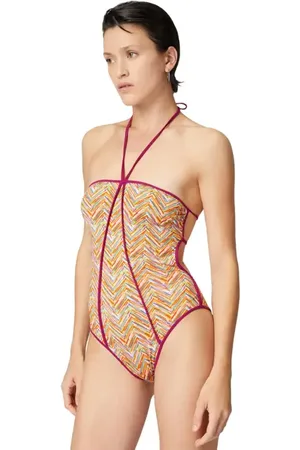 Missoni Reversible One-piece Swimsuit With Print And Contrasting Piping in at Nordstrom, Size 38 It