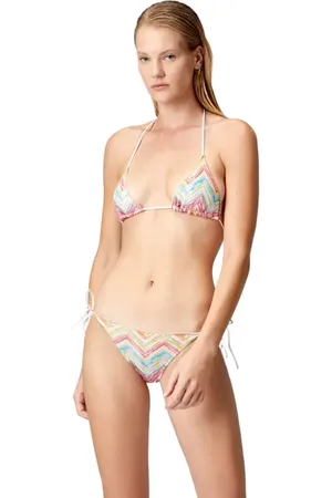 Missoni Triangle Bikini In Printed Tulle in at Nordstrom, Size 42 It