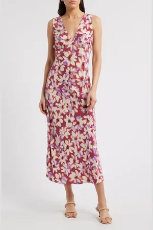 Rails Audrina Floral Print Midi Dress in at Nordstrom, Size X-Small