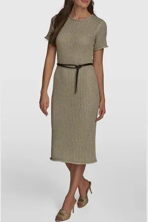 Donna Karan Open Knit Sheath Dress in at Nordstrom, Size Small