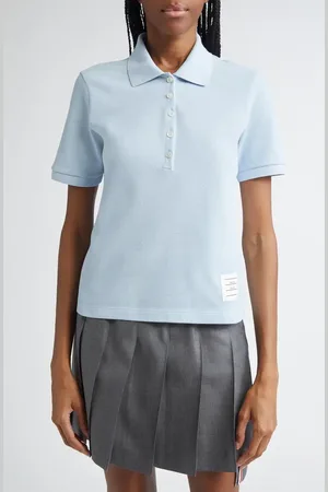 Thom Browne 4-Bar Cotton Piqu?? Polo in at Nordstrom, Size 4 Us