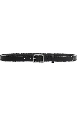 RAG&BONE Beaded Boyfriend Leather Belt in at Nordstrom, Size Large
