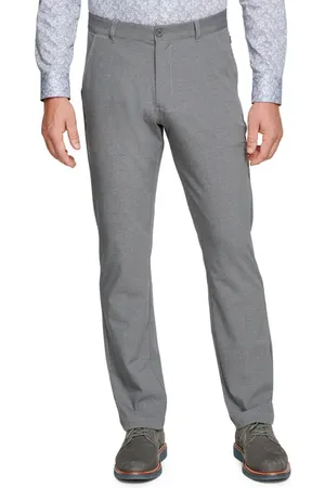 Johnston & Murphy XC4 Flat Front Straight Leg Performance Pants in at Nordstrom, Size 40 X R