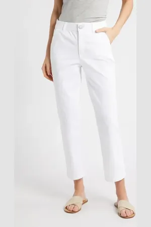 Wit & Wisdom Skyrise Slim Straight Leg Twill Pants in at Nordstrom, Size 00
