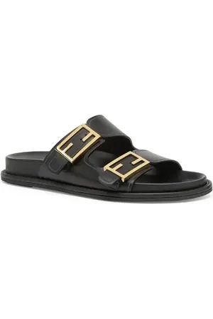 Fendi Feel Dual Strap Slide Sandal in at Nordstrom, Size 5Us