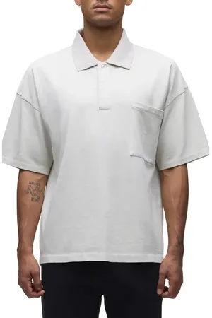 Hudson Heavyweight Cotton Pocket Polo in at Nordstrom, Size Medium