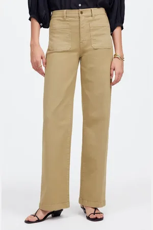 Madewell The Emmett Patch Pocket Wide Leg Pants in at Nordstrom, Size 25