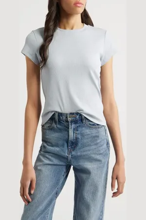 Madewell Supima?? Cotton Rib T-Shirt in at Nordstrom, Size Small