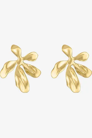 Ben Oni Polished Flower Petal Earrings in at Nordstrom