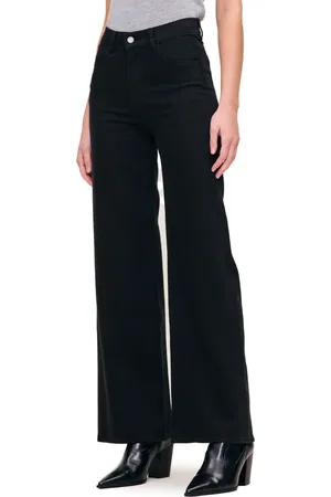 DL1961 Hepburn High Waist Wide Leg Jeans in at Nordstrom, Size 23