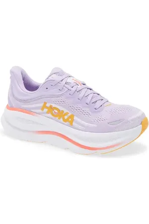 Hoka One One Bondi 9 Running Shoe in Aster Flower /Starlight Glow at Nordstrom, Size 8.5