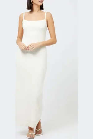 French Connection Cotton Blend Pointelle Sweater Maxi Dress in at Nordstrom, Size X-Large