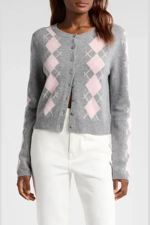 Reformation Clara Cashmere & Wool Crew Cardigan in at Nordstrom, Size X-Small