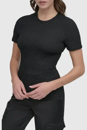 DKNY Textured T-Shirt in at Nordstrom, Size Medium