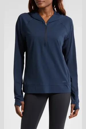 Helly Hansen Shine Solen Sun Half-Zip Hoodie in at Nordstrom, Size Small