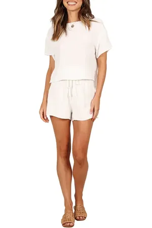 Petal & Pup Ittai T-Shirt & High Waist Shorts Set in at Nordstrom, Size Small