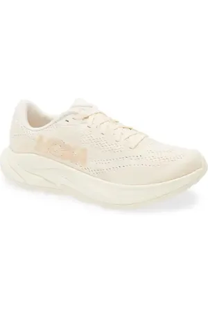 Hoka One One Rincon 4 Running Shoe in Vanilla /Birch at Nordstrom, Size 5
