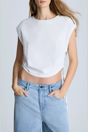 Kenneth Cole Ruched Muscle Tee in at Nordstrom, Size Medium